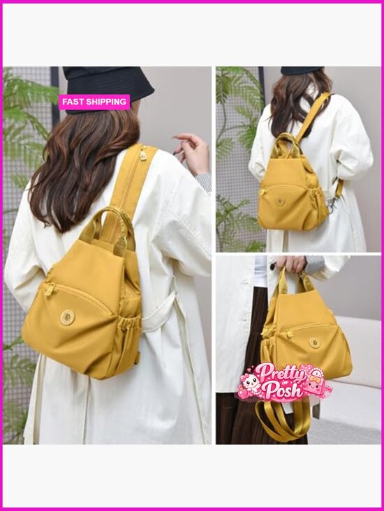 Waterproof Convertible Sling Backpack Mini Crossbody Daypack for Women Travel main image 5